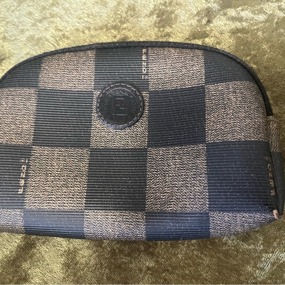 Vintage Fendi Designer Pattern Pouch